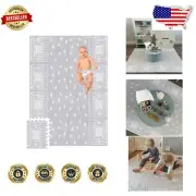 Compact 5.6x4 ft Play Mat in Ash Starlight - Soft, Durable & Easy Maintenance
