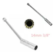 14mm 3/8" Magnetic Thin Wall Universal Car Joint Spark Plug Socket Removal Tool (for: Chevrolet)