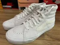 在飛比找Yahoo!奇摩拍賣優惠-Vans SK8-Hi 全白