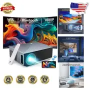 High Lumens Bluetooth Projector - Full HD 1080P for Ultimate Viewing Experience