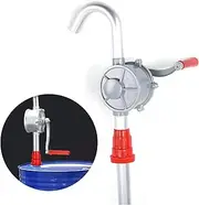 Liquid Transfer Pump with Auto-Stop,Manual Oil Extractor Gas Fuel Hand Pump Self Priming Dispenser 25mm / 1in for Light Oils Kerosene or Water Based Chemicals