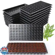 Oscorna (20Pack) 72-Cell Seed Starter Trays with Dibber, 10 Pack Nursery Star