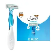 BIC Soleil Comfort Women’s Disposable Razors for Summer, Flexible Blades for a C