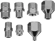 Angoily 1 Airbrush Coupler Quick Connect Disconnect Adapters for Airbrush Hose for Illustration Cosmetics Car Painting Tattoo Applications