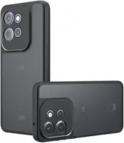 TQLGY Matte Case for Motorola Edge 50 Neo/Moto S50 6.7-Inch, Shockproof Military Grade Drop Protection, Frosted Translucent Skin-Touch Hard Back Slim Phone Cover, Black