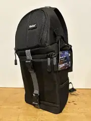 Vivitar DSLR Camera Camcorder Sling Backpack Carry On Travel Bag Blvk NWT