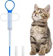 Mivpzisk Pill Dispenser for Dogs,Pet Piller for Small Cats Dogs | Leak-Proof Feeder with Soft Silicone Tip for Animals Tablet Paste Liquid Eating