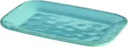 Rachael Ray Cucina Dinnerware Stoneware Rectangular Platter, 8-Inch by 12-Inch, Agave Blue