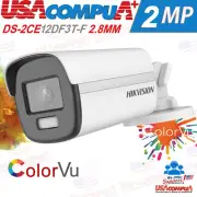Hikvision 2MP ColorVU Bullet Camera 2.8mm Lens WDR IP67 Full Time Color