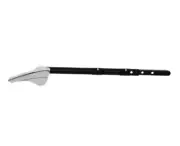 2 PACK Fluidmaster 681 Toilet Tank Lever, Plastic Arm, Chrome Handle 12" 681B