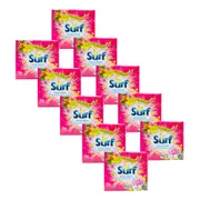 10PK Surf Stain Removal Deep Clean Laundry Detergent Washing Powder 1kg Rose