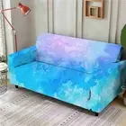 Plot Blue Cloud Stretch Sofa Cover Lounge Couch Slipcover Recliner Protector