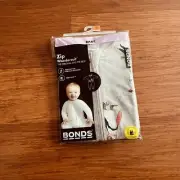 Bonds Baby Penguin Parade Grey Zip Wondersuit Size 00 BNIP