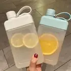 450ML Creative BPA Free Sports Flat Water Bottle Drink Bottle Juice Cup Plastic