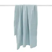 Bambury Cotton Waffle Towel (Large) Travel, Bath, Beach Quickdrying - Blue