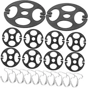 MUSISALY 10Pcs Car Seat Cover Installation Hooks with Metal Hooks and Plastic Clips for Secure Fastening Back Protective Pad Accessories for Easy Installation and Vehicle Interior