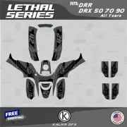 Graphics Kit for DRR DRX50 DRX70 DRX90 Lethal Series - Smoke