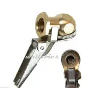 New Brass Tire Air Chuck Inflator with Lever Valve Lock Female 1/4 " Inch NPT