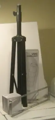 ELEDLIGHTS UVC Corn Light 80W 16.6" Length w Frame, TRIPOD & Eyebolt Base NEW!!!
