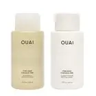 OUAI Fine Shampoo and Conditioner Set - Sulfate Free Shampoo and Conditioner for