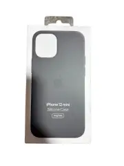 iPhone 12 mini silicone MagSafe Case black