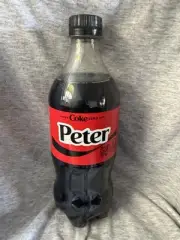 Share a Coke with Peter 2025 Personalized Gift Coca~Cola Bottle 20oz Zero
