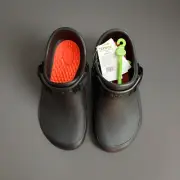 Crocs Bistro Pro Work LiteRide Clog Mens Size 10 Womens Size 12 Black