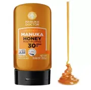 MANUKA DOCTOR - Raw Manuka Honey MGO 30+ SQUEEZY, 100% Pure New Zealand Honey