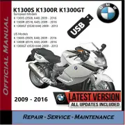 BMW K1300S Workshop Service Repair Shop Manual 2009 - 2016 K40 K 1300 S USB