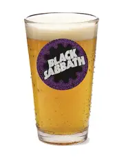 Black Sabbath - Rock and Roll - 16oz Pint Beer Glass Pub Barware Seltzer 23