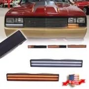 Smoke Switchback LED DRL Turn Signal Lights For 82-87 El Camino Malibu Caballero (for: Chevrolet)