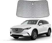 OTTO Shade 6 Layers Thick WindScreen Sunshade for Mazda CX9 2016-2024 Premium UV Protection Foldable Windshield Sun Visor Heat Shield Cover Make Car Cooler