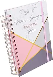 Portable Workout Plan Book Undated Fitness Journal Exercise Tracker for Women and Men