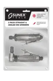 2 Pc 1/4 Mini Die Grinder Kit SX2PK SUNEX TOOLS SX2PK 0
