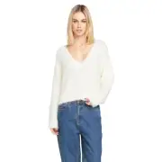 Volcom Mesa Cove Women's Sweater, Star White, Medium