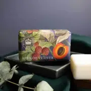 Luxury Soap Bar Natural Vegan Shea Butter Kew Gardens Apricot Vetiver 240g