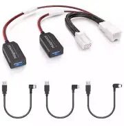 GPS DashCam Power Adapter, (10Pin Type E Connector) Mirror Camera Radar Charger
