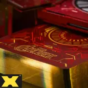 Iron Man: Civil War Mk 46 Playing Cards (Gold Gilded - Paper) by Card Mafia