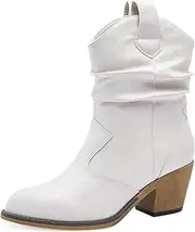 [Canyon Trails] Womens Cowgirl Pointed Toe Classic Pull Up Distressed Western Rodeo Cowboy Boots