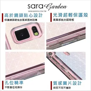 Sara Garden 客製化 三星J7Prime/J7/Note5/Note4手機殼【多款手機型號提供】藍粉幾何 原創