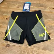 Michael Phelps 2016 Competition swim brief suit trunks 30 New NWT Black Green