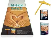 Belly Button Healing Kit for Stress Relief, Pain Relief, Gut Health, and an Energy Boost (Self-Acupressure Tool + Video Instruction + Book)