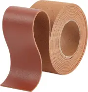 37.5Mm Wide Flat Leather Cord 2M Single Sided Litchi Grain Leather Strips 1.7Mm