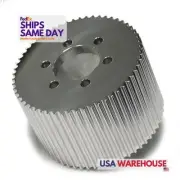 Blower Drive Service BP-6852, One Polished Aluminum Blower Pulley 8Mm X 3.5 Fits