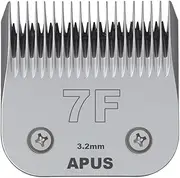 APUS Dog Grooming Clipper Replacement A5 Blade,Size 7F 3.2mm 1/8 Inch Cut Length Made of High carbon steel and Ceramic Blade Compatible with ANDIS/WAHL/Oster A5 Clippers.