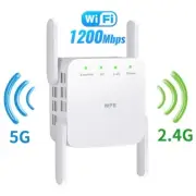 Repeater Extender 1200Mbps WiFi Booster Range Signal Wireless Router Amplifier