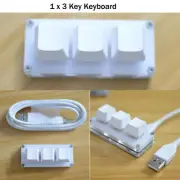 3-key Keyboard Programming Macro Keypad Mechanical Keyboard W/Software OSU VER