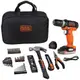 BLACK+DECKER GoPak 12V Max USB起子機手工具套裝 BDCDD12UPK