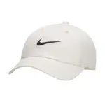 NIKE 帽子 棒球帽 運動帽 遮陽帽 U NK CLUB CAP U CB SWSH L 白 FB5369-072 (3523)