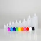 10pcs 5-120ml Empty LDPE Squeezable Dropper Bottles Care Droppers